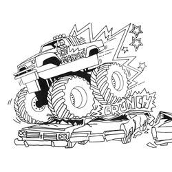 Coloring page: Monster Truck (Transportation) #141286 - Free Printable Coloring Pages