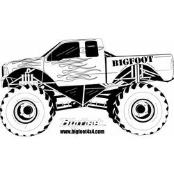 Coloring page: Monster Truck (Transportation) #141293 - Free Printable Coloring Pages