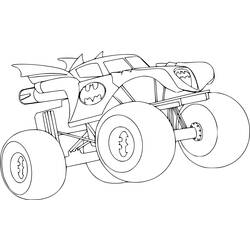 Coloring page: Monster Truck (Transportation) #141305 - Free Printable Coloring Pages