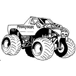 Coloring page: Monster Truck (Transportation) #141312 - Free Printable Coloring Pages