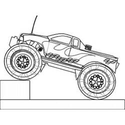 Coloring page: Monster Truck (Transportation) #141327 - Free Printable Coloring Pages