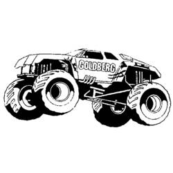 Coloring page: Monster Truck (Transportation) #141338 - Free Printable Coloring Pages