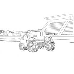 Coloring page: Monster Truck (Transportation) #141394 - Free Printable Coloring Pages
