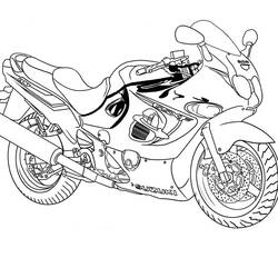 Coloring page: Motocross (Transportation) #136505 - Free Printable Coloring Pages