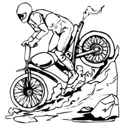Coloring page: Motocross (Transportation) #136512 - Free Printable Coloring Pages