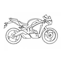 Coloring page: Motocross (Transportation) #136514 - Free Printable Coloring Pages