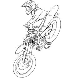 Coloring page: Motocross (Transportation) #136515 - Free Printable Coloring Pages