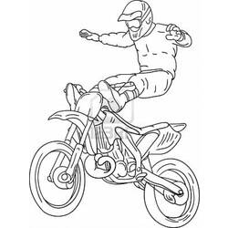 Coloring pages: Motocross - Free Printable Coloring Pages