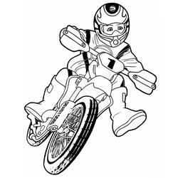 Coloring page: Motocross (Transportation) #136519 - Free Printable Coloring Pages