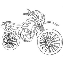 Coloring page: Motocross (Transportation) #136687 - Free Printable Coloring Pages