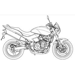 Coloring page: Motorcycle (Transportation) #136261 - Free Printable Coloring Pages