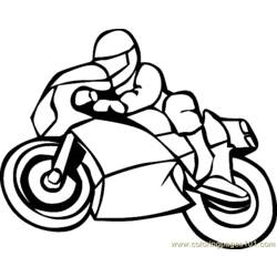 Coloring page: Motorcycle (Transportation) #136276 - Free Printable Coloring Pages