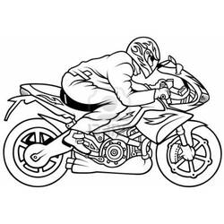 Coloring pages: Motorcycle - Free Printable Coloring Pages
