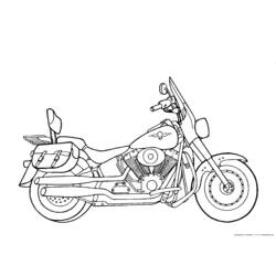 Coloring page: Motorcycle (Transportation) #136329 - Free Printable Coloring Pages