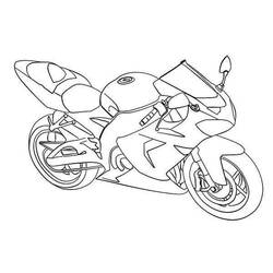 Coloring page: Motorcycle (Transportation) #136434 - Free Printable Coloring Pages