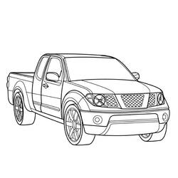 Coloring page: Pickup (Transportation) #144289 - Free Printable Coloring Pages