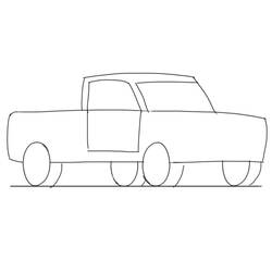 Coloring page: Pickup (Transportation) #144357 - Free Printable Coloring Pages