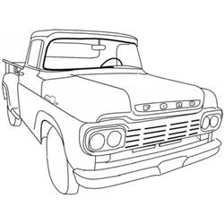 Coloring page: Pickup (Transportation) #144468 - Free Printable Coloring Pages