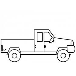 Coloring page: Pickup (Transportation) #144519 - Free Printable Coloring Pages