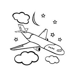 Coloring page: Plane (Transportation) #134778 - Free Printable Coloring Pages