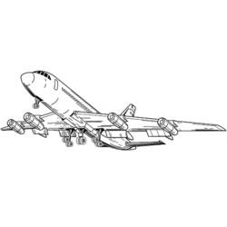 Coloring page: Plane (Transportation) #134788 - Free Printable Coloring Pages