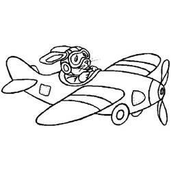 Coloring page: Plane (Transportation) #134797 - Free Printable Coloring Pages