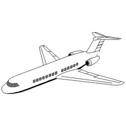 Coloring page: Plane (Transportation) #134809 - Free Printable Coloring Pages