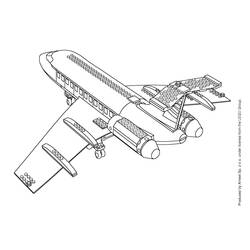 Coloring page: Plane (Transportation) #134841 - Free Printable Coloring Pages