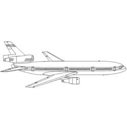 Coloring page: Plane (Transportation) #134844 - Free Printable Coloring Pages