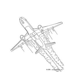 Coloring page: Plane (Transportation) #134877 - Free Printable Coloring Pages