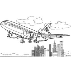 Coloring page: Plane (Transportation) #134930 - Free Printable Coloring Pages