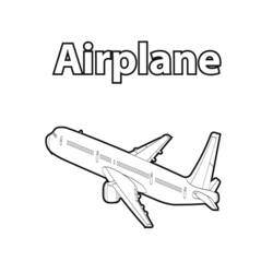 Coloring page: Plane (Transportation) #134976 - Free Printable Coloring Pages