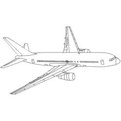 Coloring page: Plane (Transportation) #135015 - Free Printable Coloring Pages