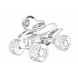 Coloring page: Quad / ATV (Transportation) #143190 - Free Printable Coloring Pages