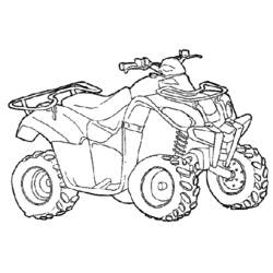 Coloring page: Quad / ATV (Transportation) #143192 - Free Printable Coloring Pages