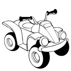 Coloring page: Quad / ATV (Transportation) #143196 - Free Printable Coloring Pages