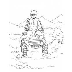 Coloring page: Quad / ATV (Transportation) #143213 - Free Printable Coloring Pages