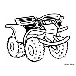 Coloring page: Quad / ATV (Transportation) #143226 - Free Printable Coloring Pages