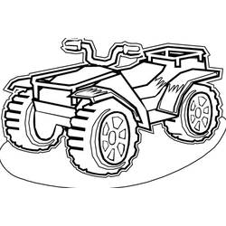 Coloring page: Quad / ATV (Transportation) #143442 - Free Printable Coloring Pages