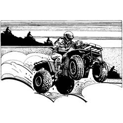 Coloring page: Quad / ATV (Transportation) #143530 - Free Printable Coloring Pages