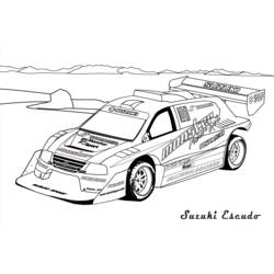 Coloring page: Race car (Transportation) #138864 - Free Printable Coloring Pages