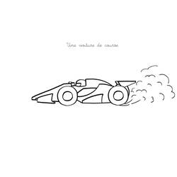 Coloring page: Race car (Transportation) #138875 - Free Printable Coloring Pages
