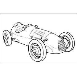 Coloring page: Race car (Transportation) #138889 - Free Printable Coloring Pages