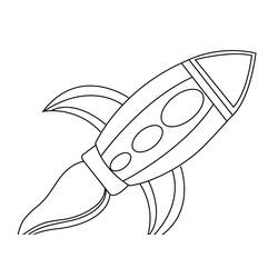 Coloring page: Rocket (Transportation) #140048 - Free Printable Coloring Pages