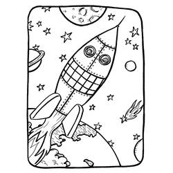Coloring page: Rocket (Transportation) #140058 - Free Printable Coloring Pages