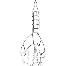 Coloring page: Rocket (Transportation) #140064 - Free Printable Coloring Pages