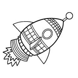 Coloring page: Rocket (Transportation) #140070 - Free Printable Coloring Pages