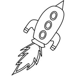 Coloring page: Rocket (Transportation) #140087 - Free Printable Coloring Pages