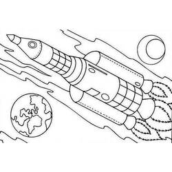Coloring page: Rocket (Transportation) #140096 - Free Printable Coloring Pages