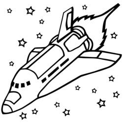 Coloring pages: Rocket - Free Printable Coloring Pages